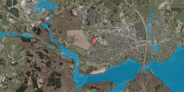 Oversvømmelsesrisiko fra vandløb på Røsevangen 44, 3520 Farum