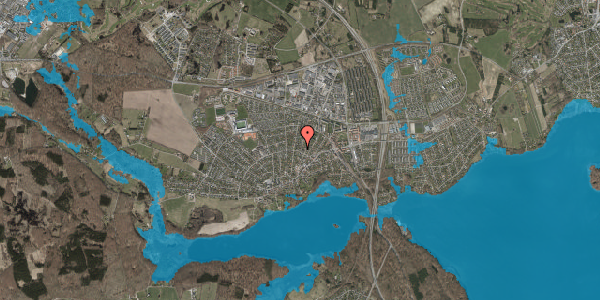 Oversvømmelsesrisiko fra vandløb på Vinkelvej 1A, 3520 Farum