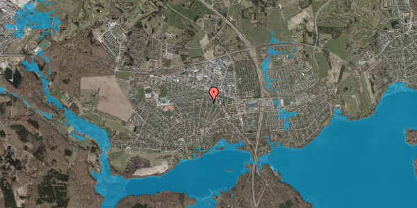 Oversvømmelsesrisiko fra vandløb på Vinkelvej 22, 3520 Farum