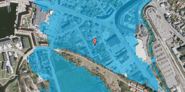 Oversvømmelsesrisiko fra vandløb på Lille Blødevej 5, 3600 Frederikssund