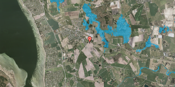 Oversvømmelsesrisiko fra vandløb på Viebjergvej 13, 3310 Ølsted