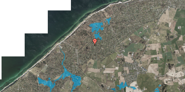 Oversvømmelsesrisiko fra vandløb på Baune-Mosen 14, 3210 Vejby