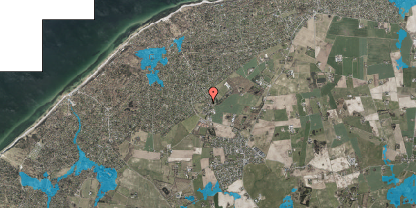 Oversvømmelsesrisiko fra vandløb på Udsholt Byvej 11A, 3230 Græsted
