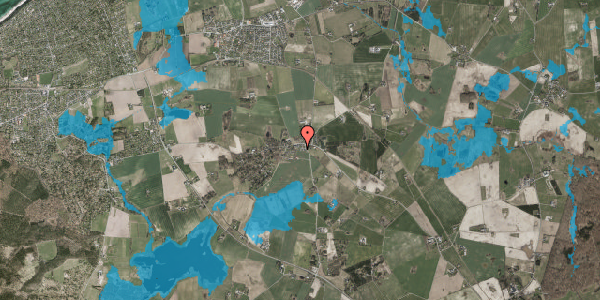 Oversvømmelsesrisiko fra vandløb på Damhaven 5, 3200 Helsinge
