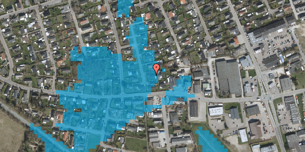 Oversvømmelsesrisiko fra vandløb på Hasselvej 17, 3200 Helsinge