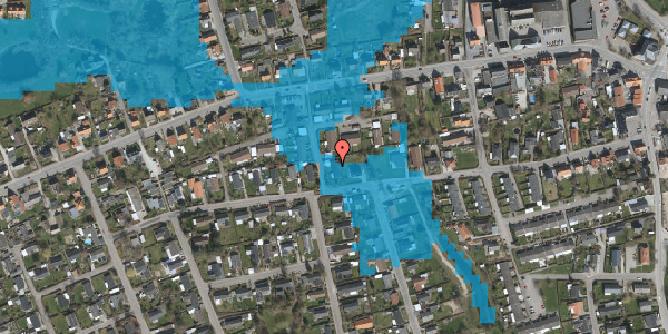 Oversvømmelsesrisiko fra vandløb på Landagerkrogen 2, 3200 Helsinge