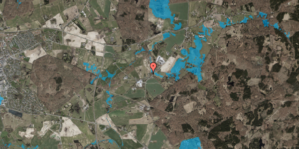 Oversvømmelsesrisiko fra vandløb på Nybovænge 14, 3200 Helsinge