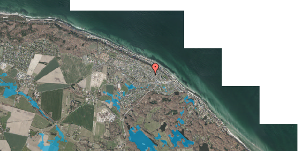 Oversvømmelsesrisiko fra vandløb på Bobakken 5, 3140 Ålsgårde