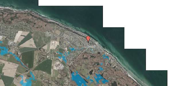 Oversvømmelsesrisiko fra vandløb på Bobakken 8, 3140 Ålsgårde