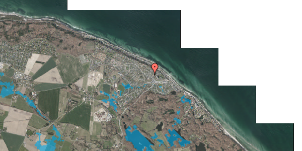 Oversvømmelsesrisiko fra vandløb på Bobakken 10, 3140 Ålsgårde