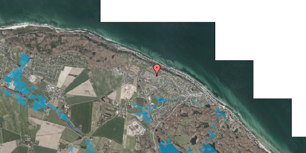 Oversvømmelsesrisiko fra vandløb på Broloftet 64, 3140 Ålsgårde