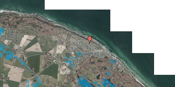 Oversvømmelsesrisiko fra vandløb på Ellekildehavevej 26, 3140 Ålsgårde