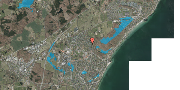 Oversvømmelsesrisiko fra vandløb på Hyacintvej 11, 3060 Espergærde