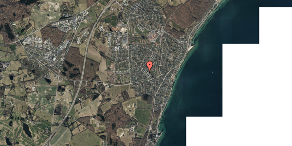 Oversvømmelsesrisiko fra vandløb på Kofod Anchers Vej 83, 1. mf, 3060 Espergærde