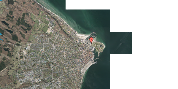 Oversvømmelsesrisiko fra vandløb på Kronborgvej 1A, 3000 Helsingør