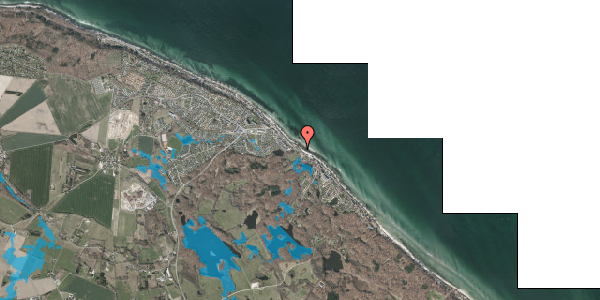 Oversvømmelsesrisiko fra vandløb på Nordre Strandvej 112A, 3140 Ålsgårde