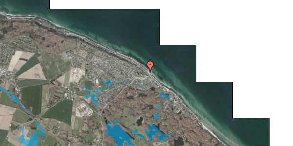 Oversvømmelsesrisiko fra vandløb på Nordre Strandvej 150A, 3140 Ålsgårde
