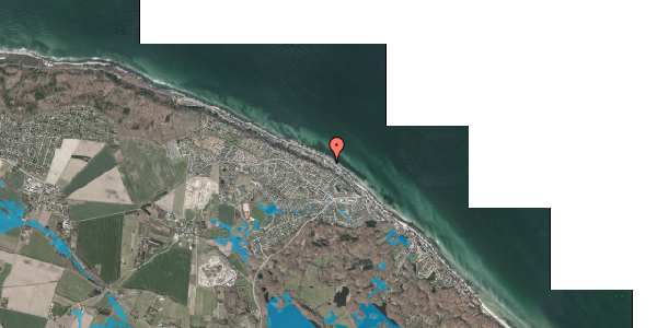 Oversvømmelsesrisiko fra vandløb på Nordre Strandvej 174, 3140 Ålsgårde