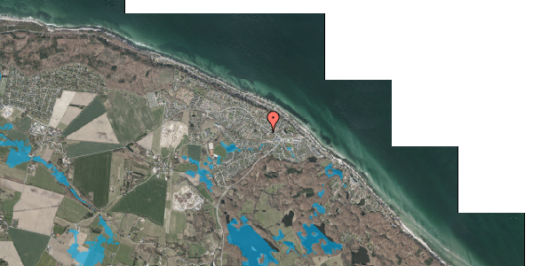 Oversvømmelsesrisiko fra vandløb på Sigynsvej 25, 3140 Ålsgårde