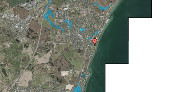 Oversvømmelsesrisiko fra vandløb på Strandhaven 2, 3060 Espergærde