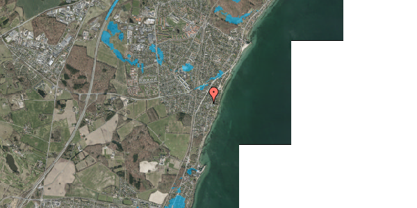 Oversvømmelsesrisiko fra vandløb på Strandhaven 6, 3060 Espergærde