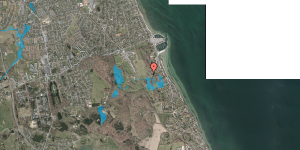 Oversvømmelsesrisiko fra vandløb på Louise Park 18, 2960 Rungsted Kyst