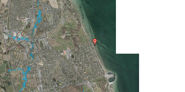 Oversvømmelsesrisiko fra vandløb på Rungsted Strandvej 215, 2960 Rungsted Kyst