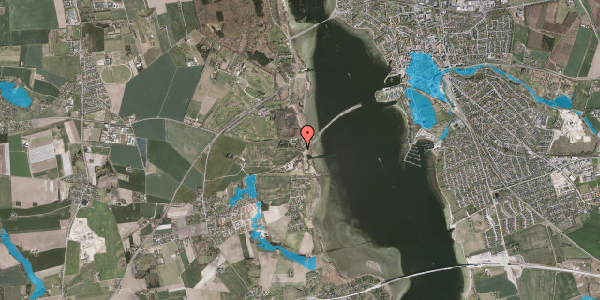 Oversvømmelsesrisiko fra vandløb på Baunehøjgaardsvej 31, 3630 Jægerspris