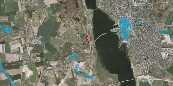 Oversvømmelsesrisiko fra vandløb på Egelundsvej 10J, 3630 Jægerspris
