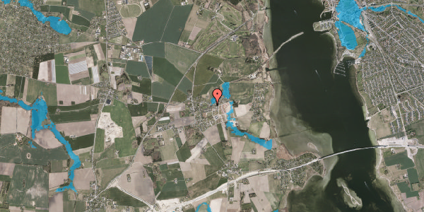Oversvømmelsesrisiko fra vandløb på Enghaven 22, 3630 Jægerspris