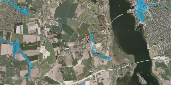 Oversvømmelsesrisiko fra vandløb på Enghaven 25, 3630 Jægerspris