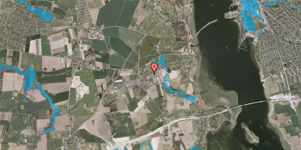 Oversvømmelsesrisiko fra vandløb på Esrohaven 14, 3630 Jægerspris