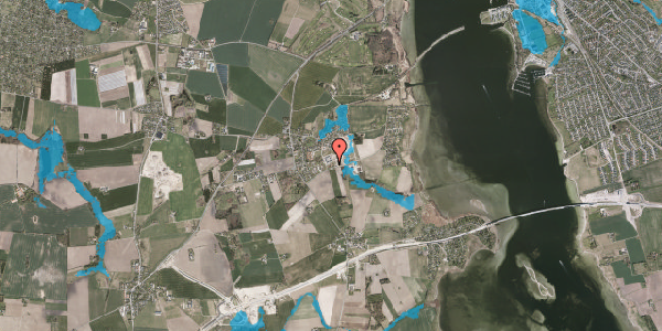 Oversvømmelsesrisiko fra vandløb på Esrogårdsvej 6, 3630 Jægerspris
