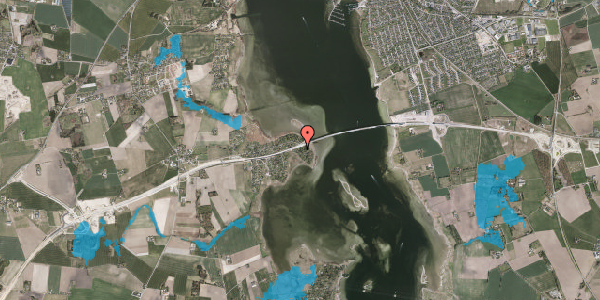 Oversvømmelsesrisiko fra vandløb på Gammel Færgegårdsvej 78, 3630 Jægerspris