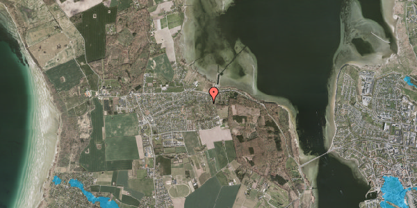 Oversvømmelsesrisiko fra vandløb på Kignæsbakken 17, 3630 Jægerspris
