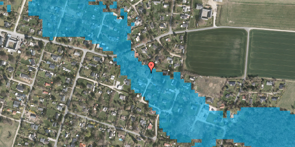 Oversvømmelsesrisiko fra vandløb på Lillebakken 27, 3630 Jægerspris