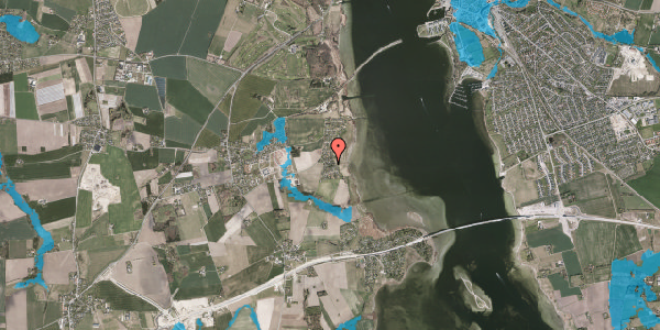 Oversvømmelsesrisiko fra vandløb på Strandlunden 6, 3630 Jægerspris