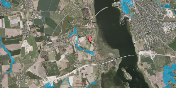 Oversvømmelsesrisiko fra vandløb på Strandmarksvej 24, 3630 Jægerspris