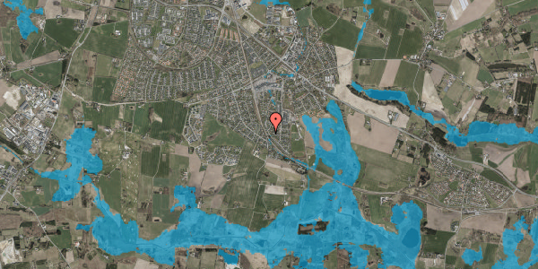 Oversvømmelsesrisiko fra vandløb på Baneringen 26, 3660 Stenløse