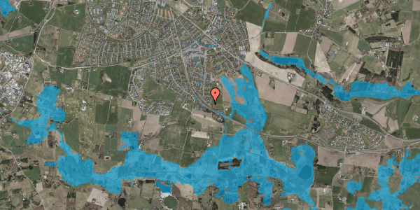 Oversvømmelsesrisiko fra vandløb på Baneringen 45, 3660 Stenløse