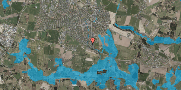 Oversvømmelsesrisiko fra vandløb på Baneringen 48, 3660 Stenløse