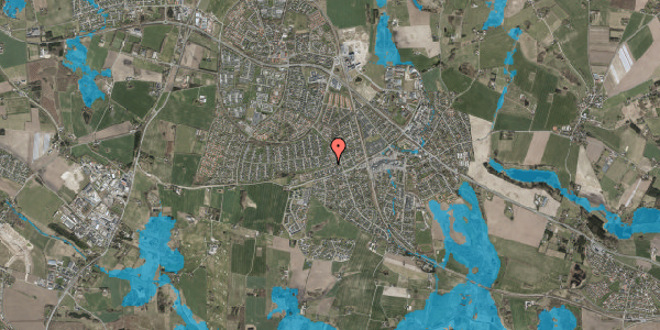 Oversvømmelsesrisiko fra vandløb på Bentevej 1, 3660 Stenløse