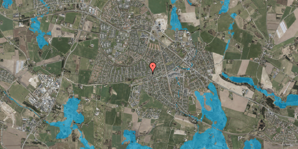 Oversvømmelsesrisiko fra vandløb på Bentevej 15, 3660 Stenløse