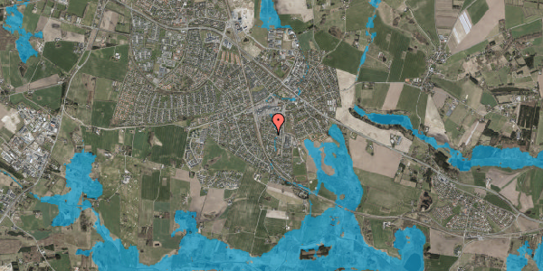 Oversvømmelsesrisiko fra vandløb på Birkevej 4, 3660 Stenløse