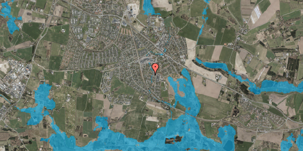 Oversvømmelsesrisiko fra vandløb på Birkevej 10, 3660 Stenløse