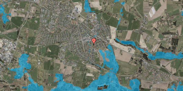 Oversvømmelsesrisiko fra vandløb på Birkevej 61, 3660 Stenløse