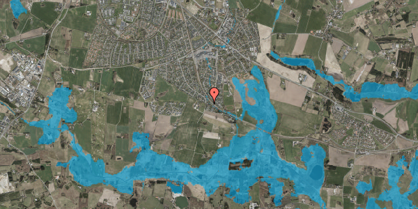 Oversvømmelsesrisiko fra vandløb på Blommevej 7, 3660 Stenløse