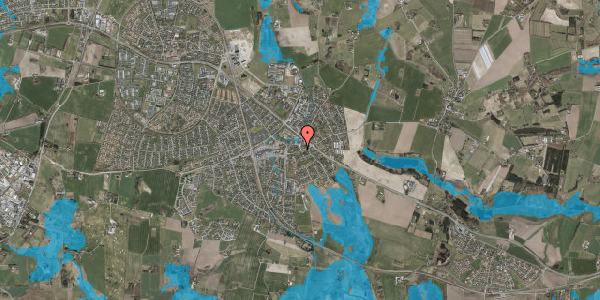 Oversvømmelsesrisiko fra vandløb på Byvej 17, 3660 Stenløse
