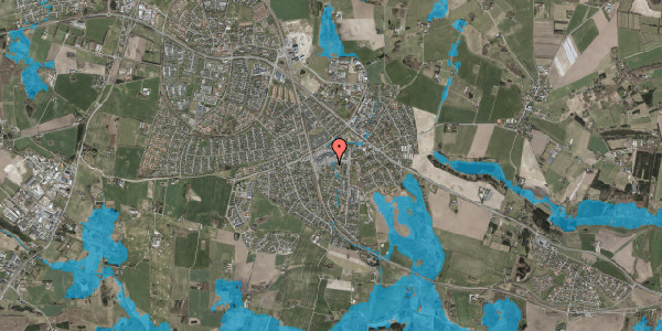 Oversvømmelsesrisiko fra vandløb på Carlsbergvej 9, 3660 Stenløse