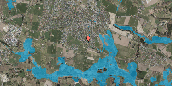 Oversvømmelsesrisiko fra vandløb på Falkevej 6, 3660 Stenløse